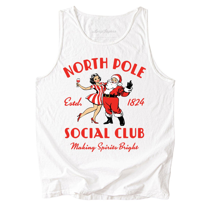 North Pole Social Club Comfort Colors Tank Top