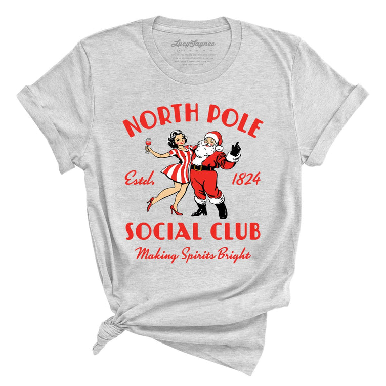 North Pole Social Club - Athletic Heather - Front