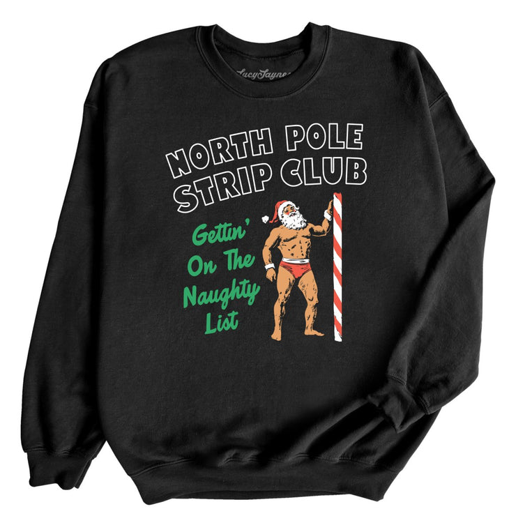 North Pole Strip Club - Black - Front