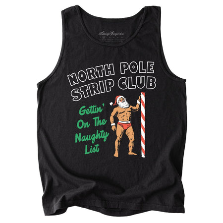 North Pole Strip Club Comfort Colors Tank Top