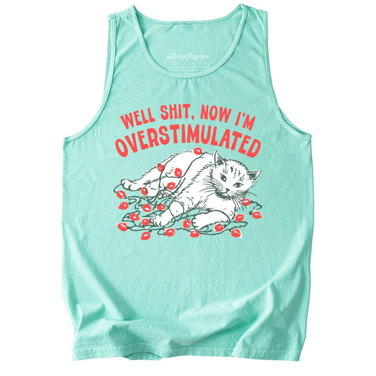 Now I'm Overstimulated - Island Reef - Tank Top