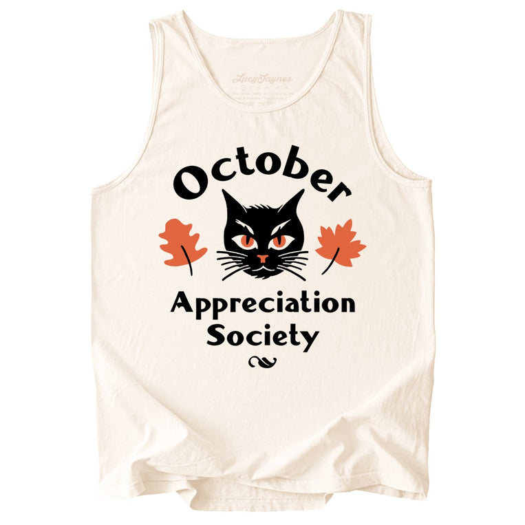 October Appreciation Society Comfort Colors Graphic Tank Top