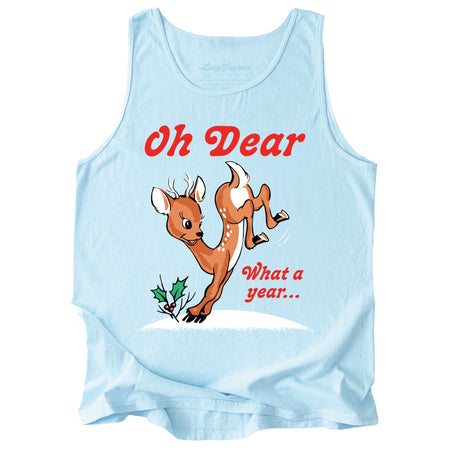 Oh Dear What A Year Comfort Colors Tank Top
