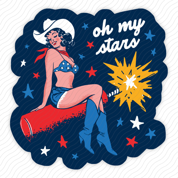 Oh My Stars Sticker