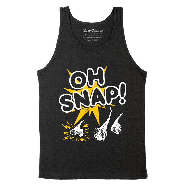 Oh Snap - Charcoal-Black Triblend - Unisex Tank Top