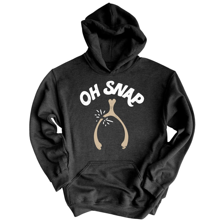 Oh Snap Wishbone - Charcoal Heather - Full Front