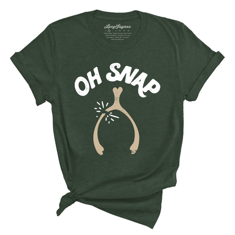 Oh Snap Wishbone - Heather Forest - Full Front