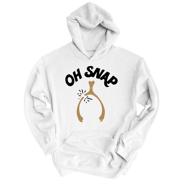 Oh Snap Wishbone - White - Full Front