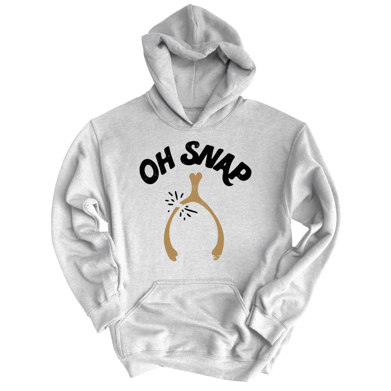 Oh Snap Wishbone - Grey Heather - Full Front