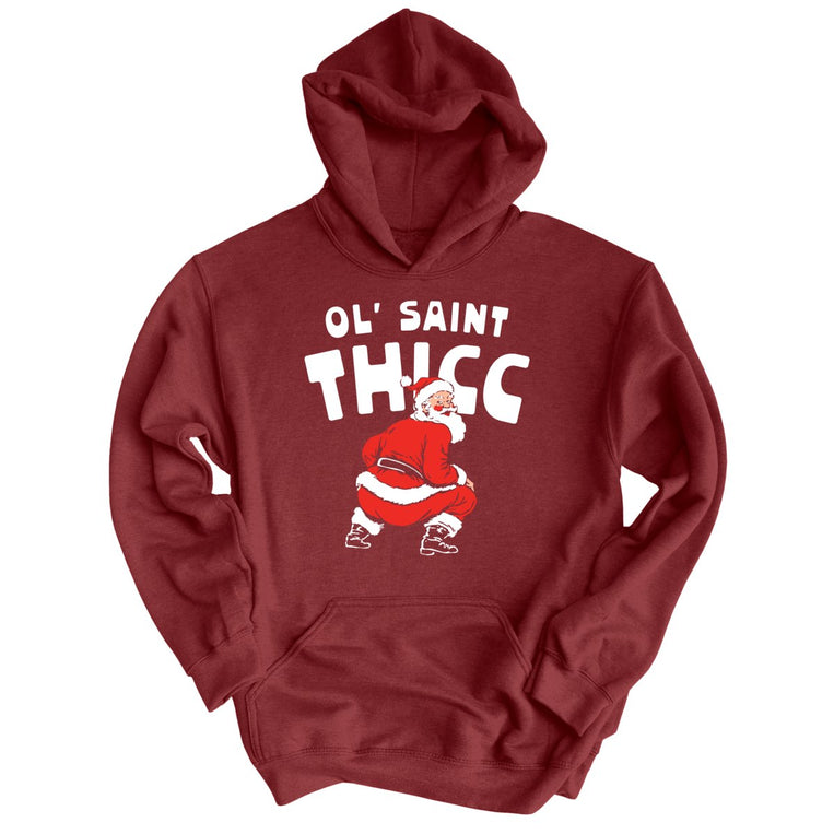 Ol' Saint Thicc - Maroon - Unisex Hoodie