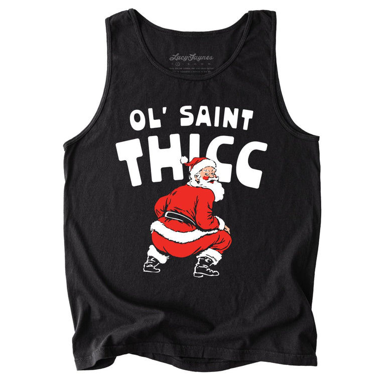 Ol' Saint Thicc Comfort Colors Graphic Tank Top