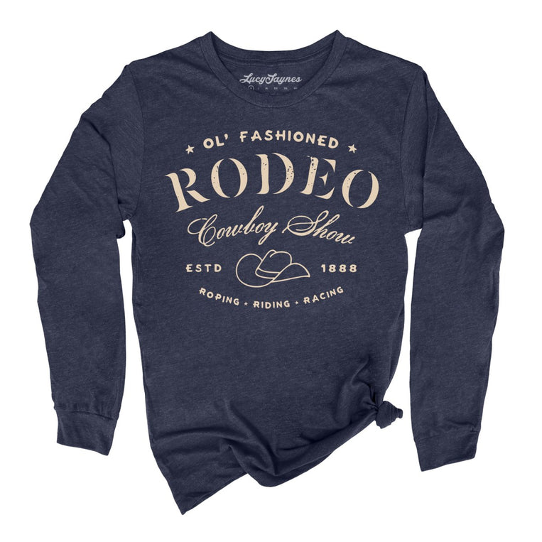 Old Fashioned Rodeo - Heather Navy - Full Front