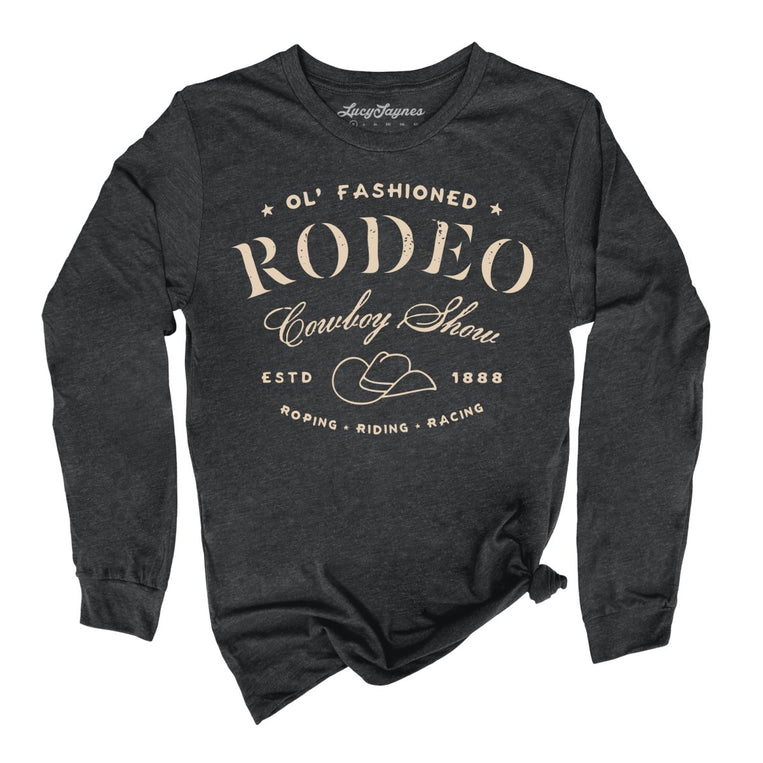 Old Fashioned Rodeo - Dark Grey Heather - Full Front