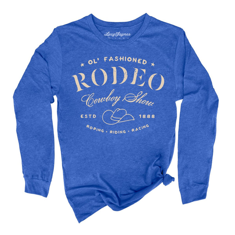 Old Fashioned Rodeo - Heather True Royal - Full Front