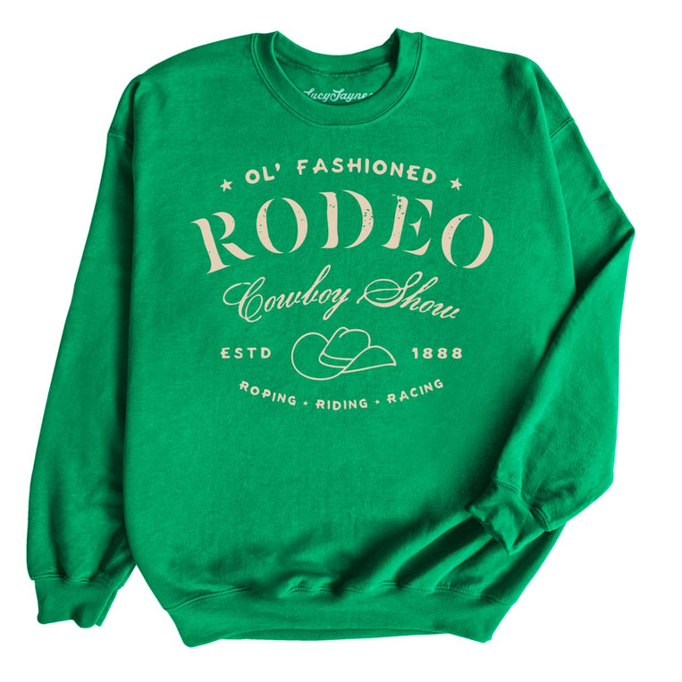 Old Fashioned Rodeo - Irish Green - Full Front
