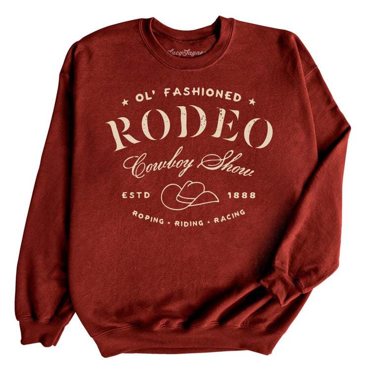 Old Fashioned Rodeo - Garnet - Full Front