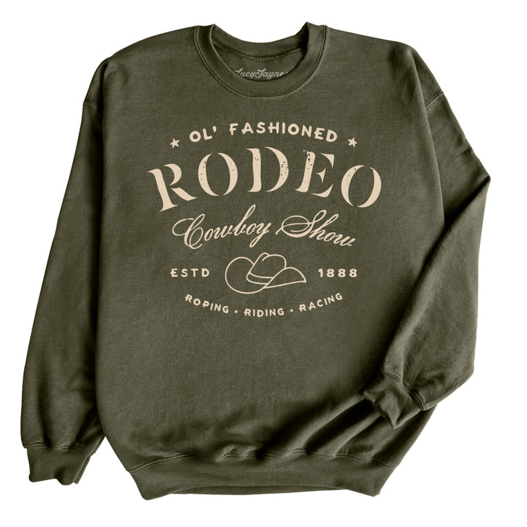 Old Fashioned Rodeo - Military Green - Full Front