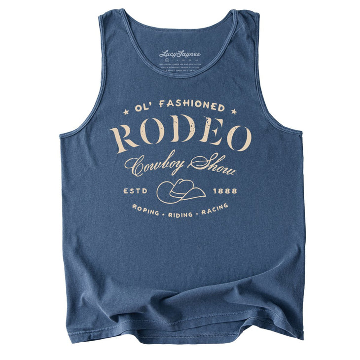 Old Fashioned Rodeo Comfort Colors Tank Top