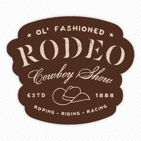 Old Fashioned Rodeo Sticker