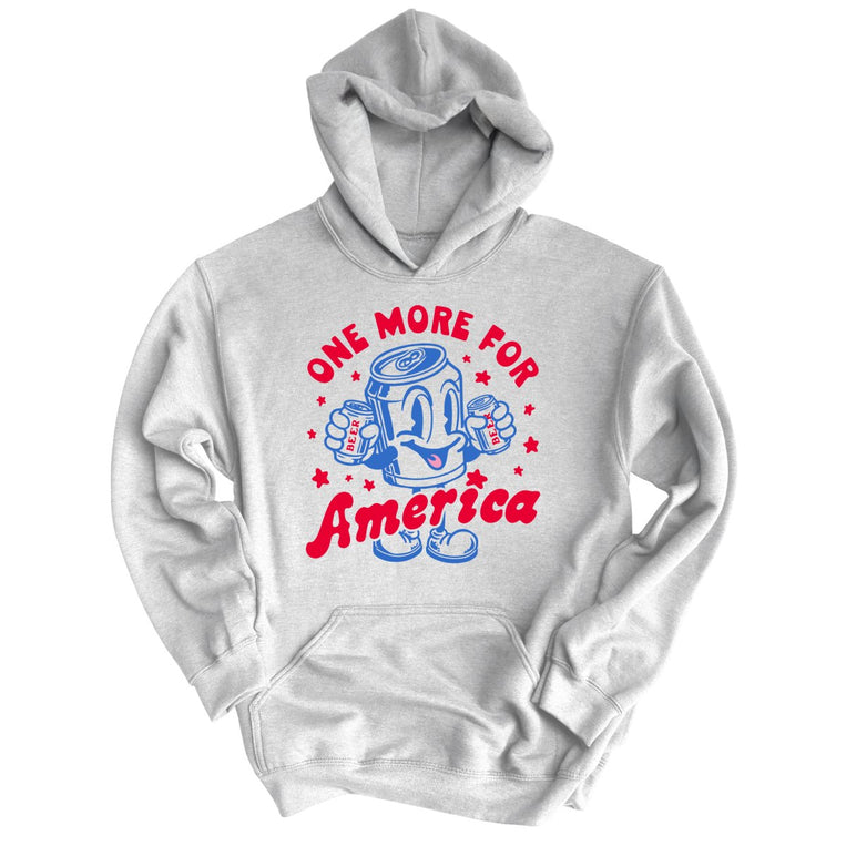 One More For America - Ash - Unisex Hoodie