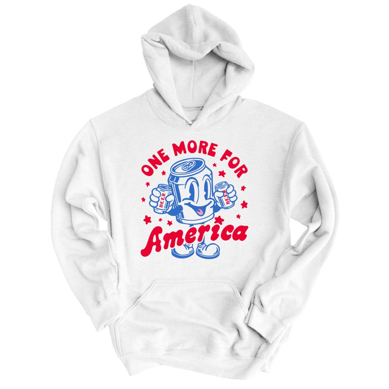 One More For America - White - Unisex Hoodie