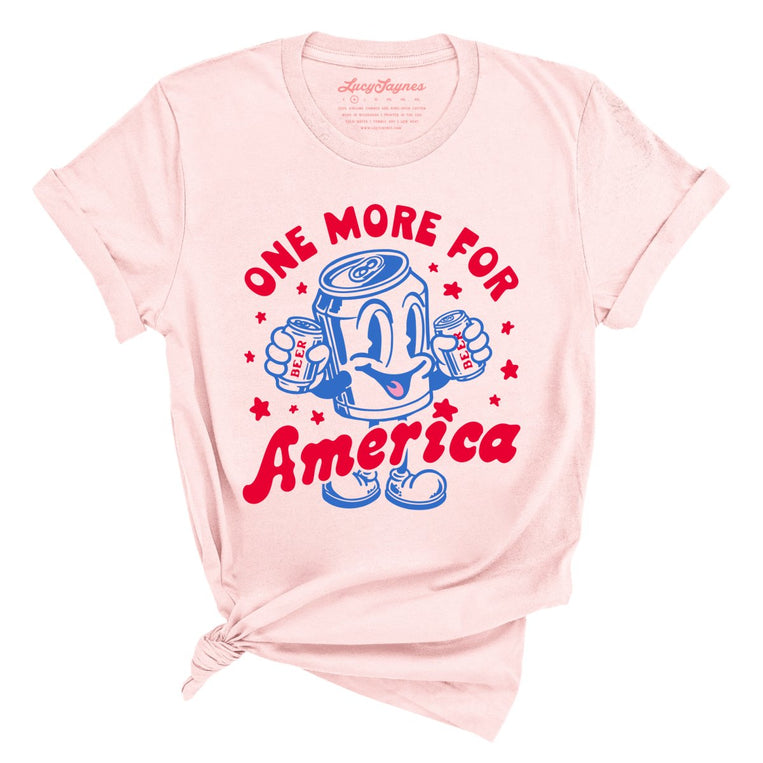 One More For America - Soft Pink - Unisex T-Shirt