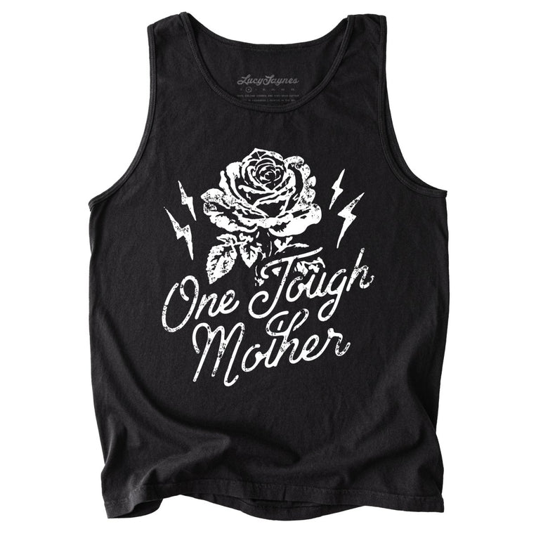 One Tough Mother Comfort Colors Graphic Tank Top
