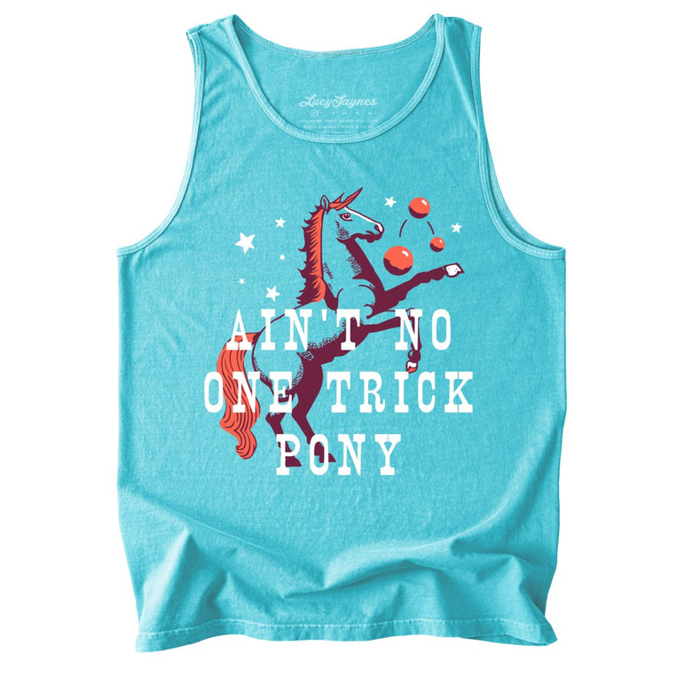 One Trick Pony Comfort Colors Graphic Tank Top