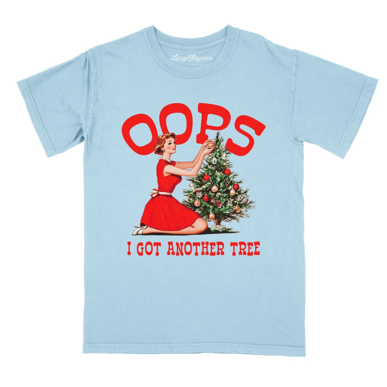 Oops I Got Another Tree - Chambray - Comfort Colors Tee