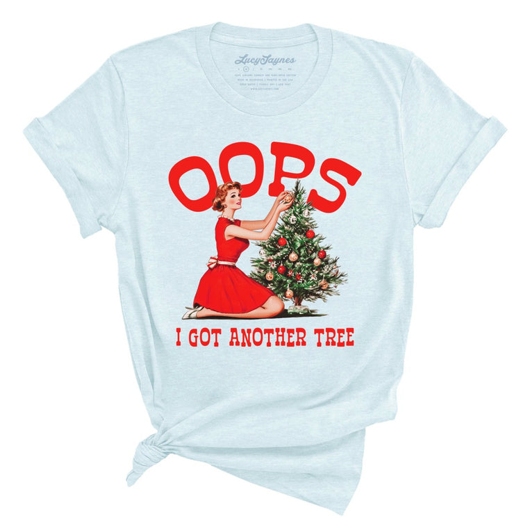 Oops I Got Another Tree - Heather Ice Blue - Unisex T-Shirt