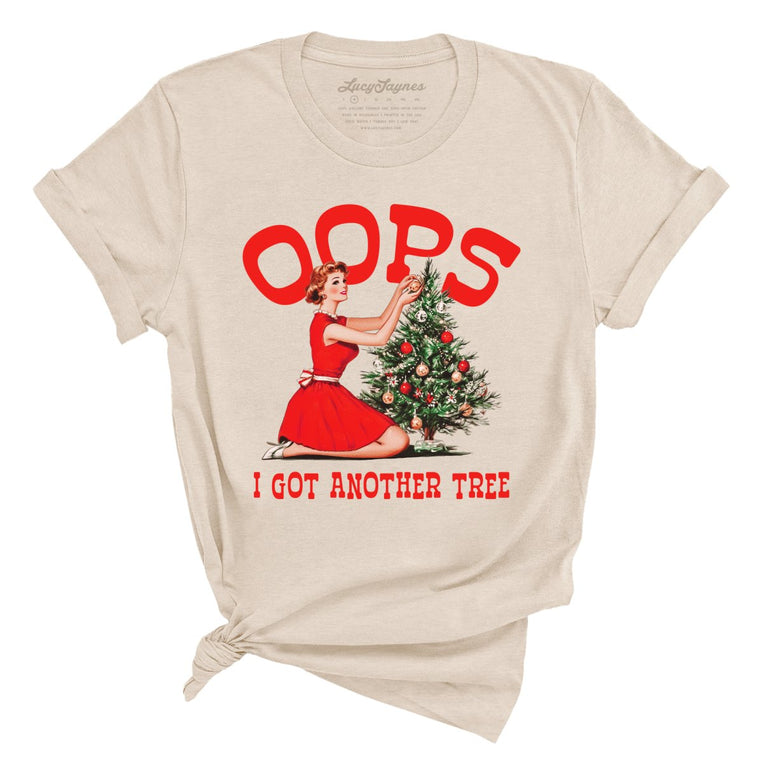 Oops I Got Another Tree - Soft Cream - Unisex T-Shirt