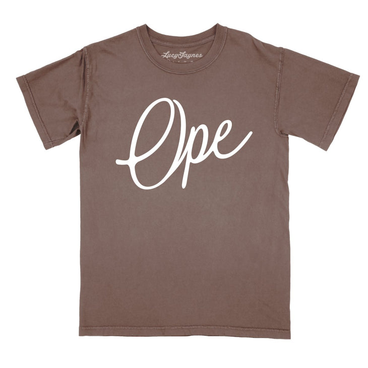 Ope Script Comfort Colors Tee