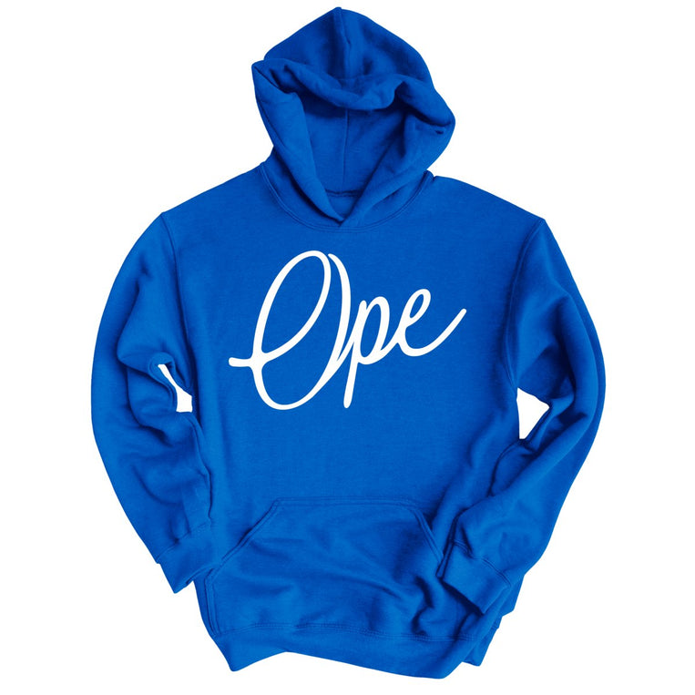 Ope Script - Royal - Full Front