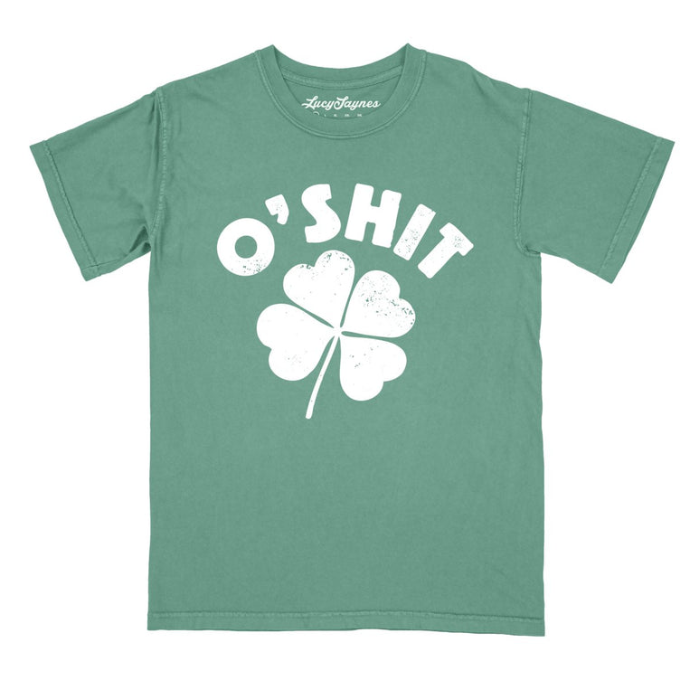 O'shit - Light Green - Comfort Colors Tee