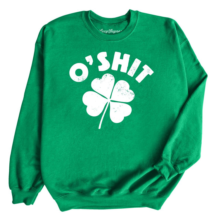 O'Shit - Irish Green - Front