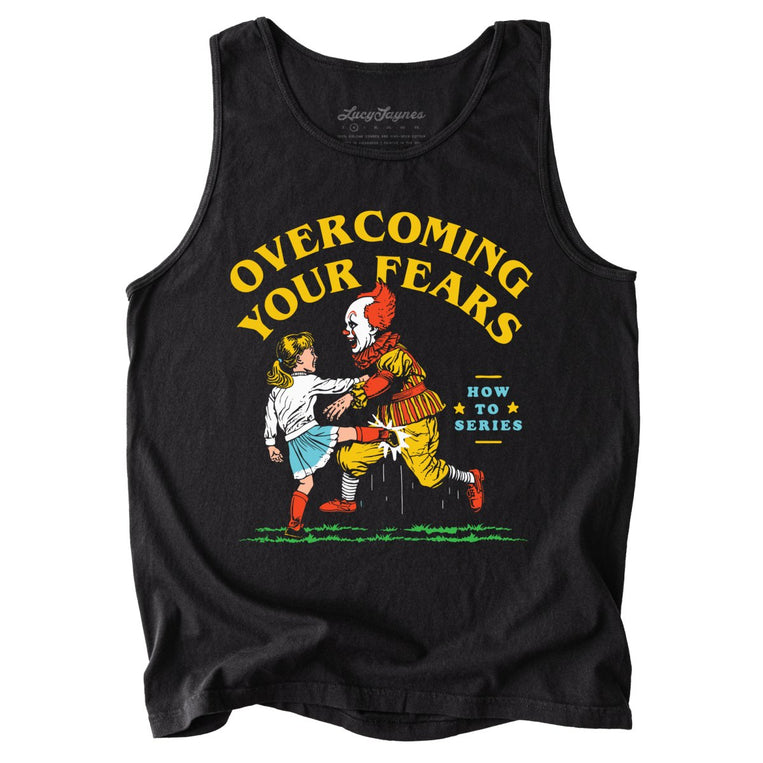 Overcoming Your Fears Comfort Colors Graphic Tank Top