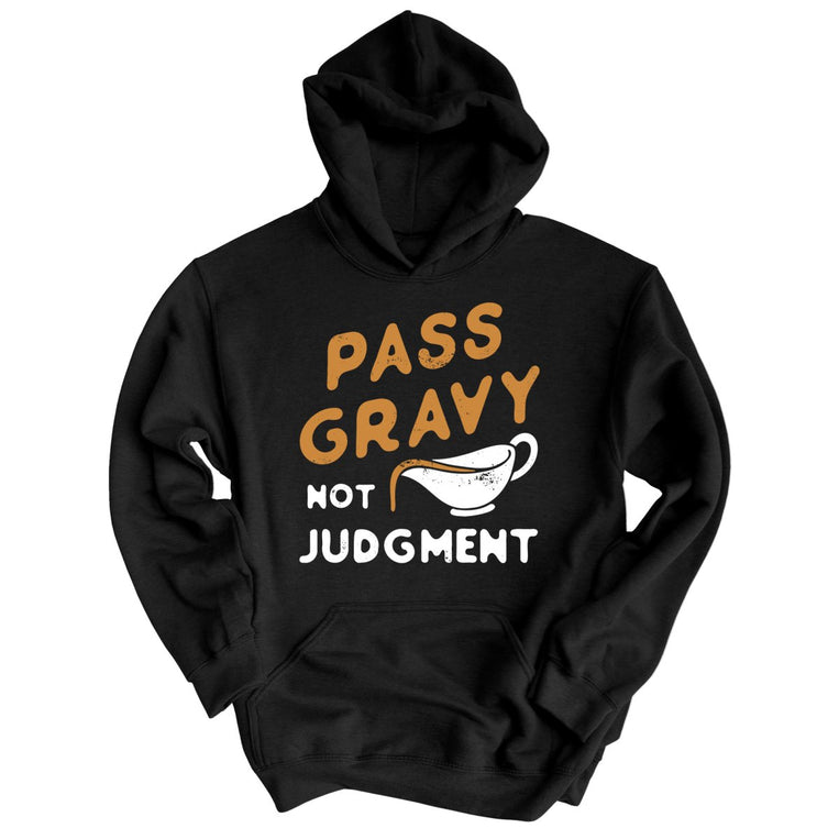 Pass Gravy Not Judgment - Black - Full Front