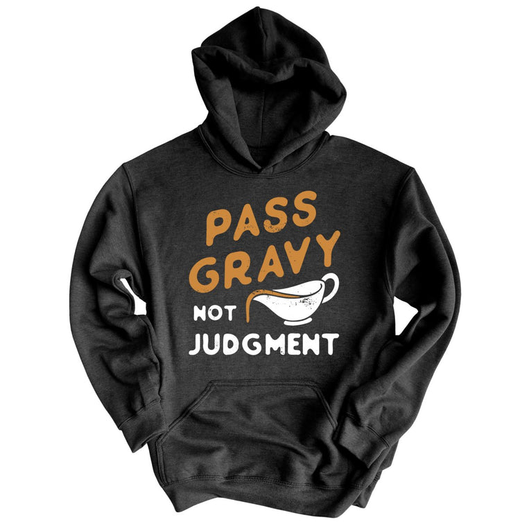 Pass Gravy Not Judgment - Charcoal Heather - Full Front