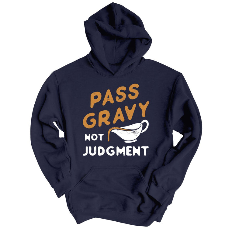 Pass Gravy Not Judgment - Classic Navy - Full Front