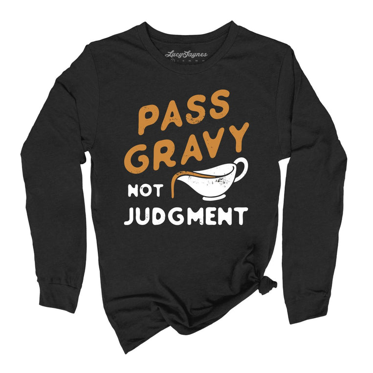 Pass Gravy Not Judgment - Black - Full Front