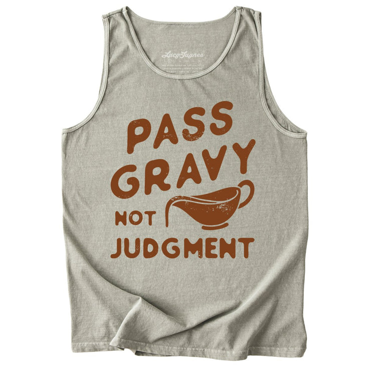 Pass Gravy Not Judgment Comfort Colors Tank Top