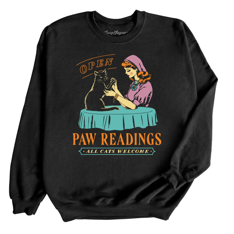 Paw Readings - Black - Front