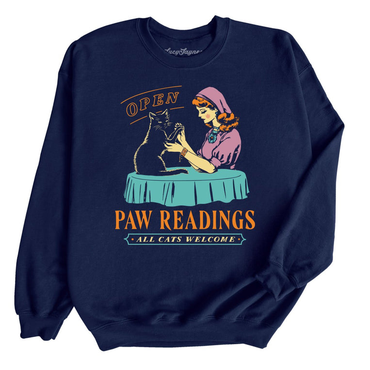 Paw Readings - Navy - Full Front