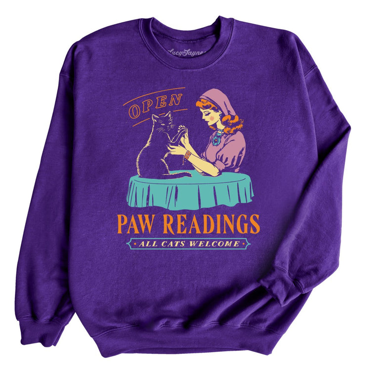 Paw Readings - Purple - Front