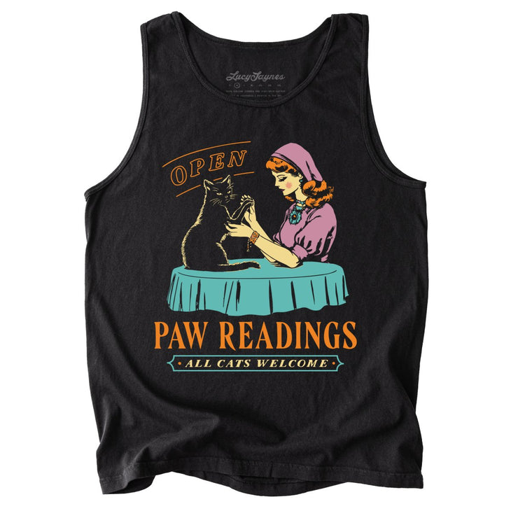 Paw Readings Comfort Colors Tank Top