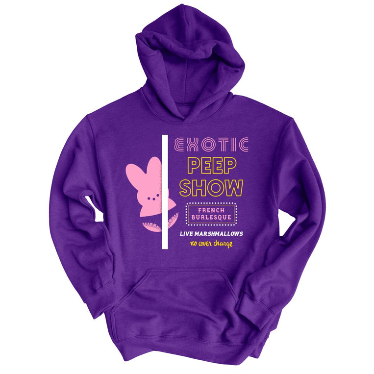 Peep Show - Purple - Unisex Hoodie