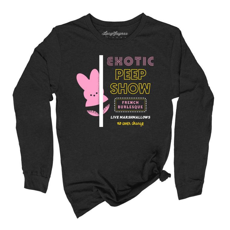 Peep Show - Black - Unisex Long Sleeve T-Shirt