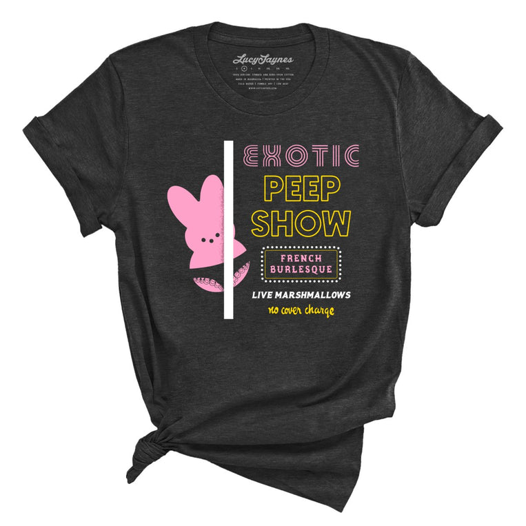 Peep Show - Dark Grey Heather - Unisex T-Shirt