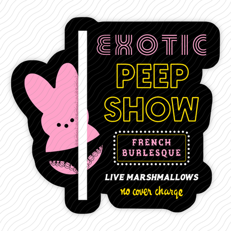 Peep Show Sticker