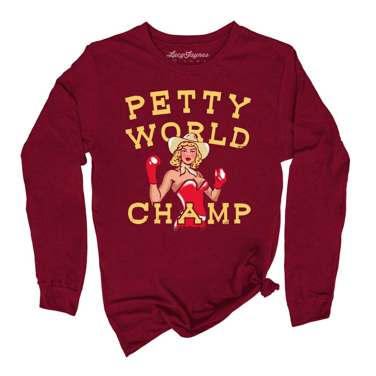 Petty World Champ - Cardinal - Full Front